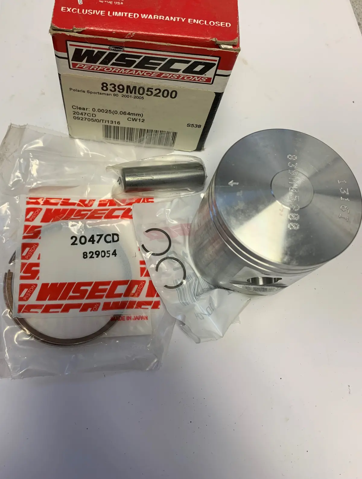 Sportsman 90, Scrambler 90 Piston Kit 1