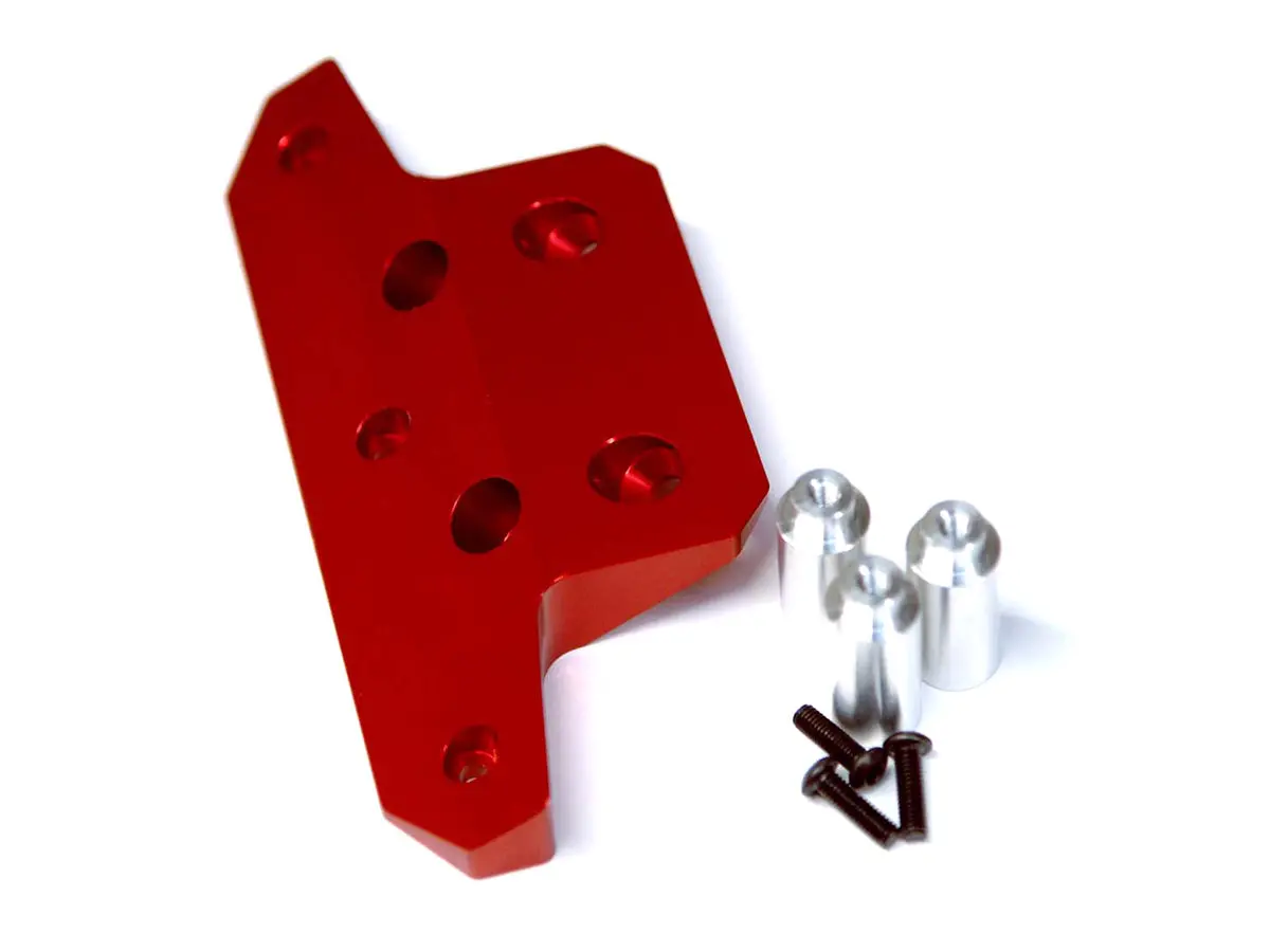 Sptst9420r Aluminum Heavy Duty Front Bumper, Red, For Traxxas Drag Slash 1