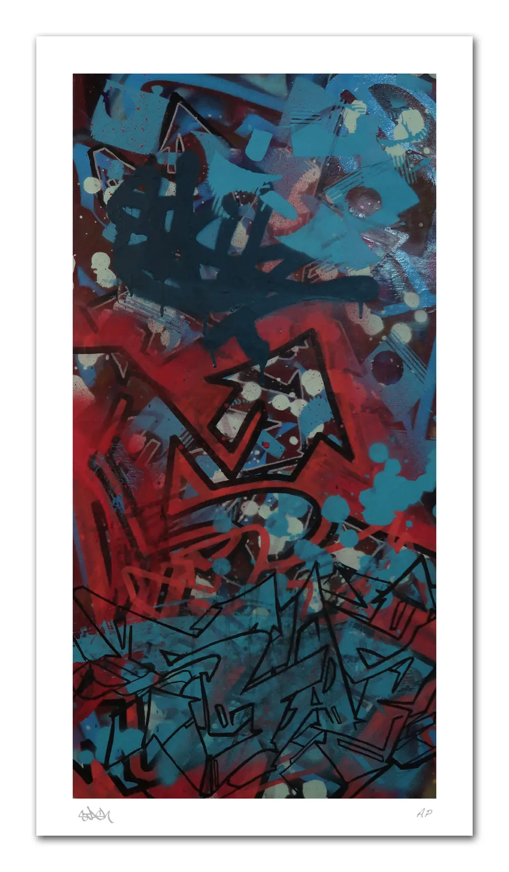 Stash - "Blk Outline" Fine Art Print 1