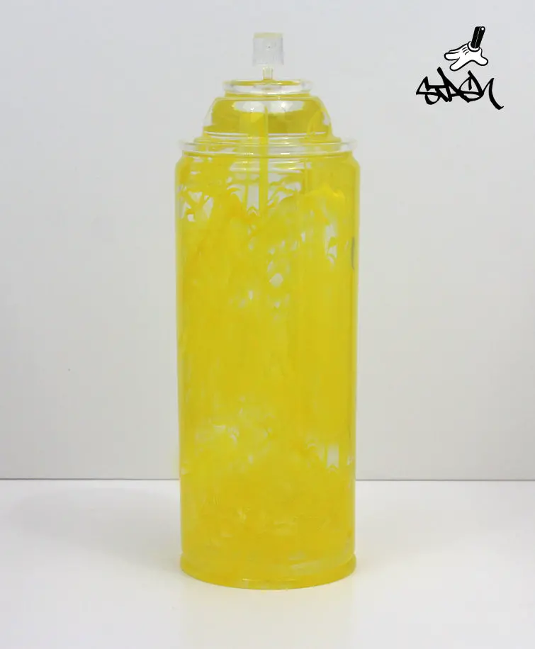Stash - "Mellow Yellow" Resin Spray Can Sculpture 1