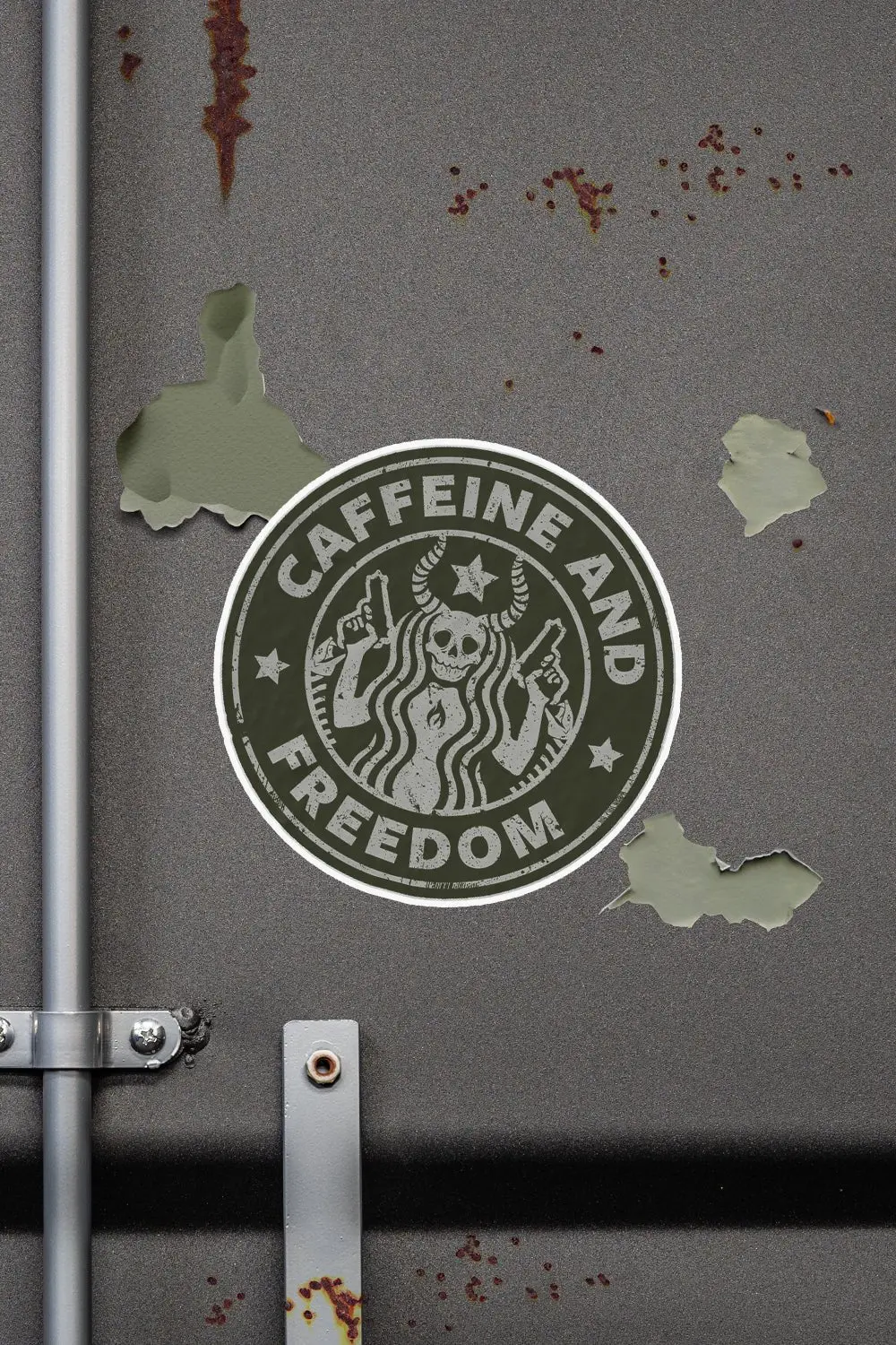 Caffeine & Freedom - Sticker 1