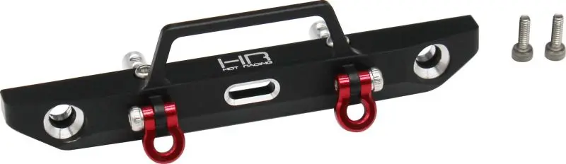 Sxtf03cm01 Aluminum Front Bumper Fairlead Light Buckets Scx24 1