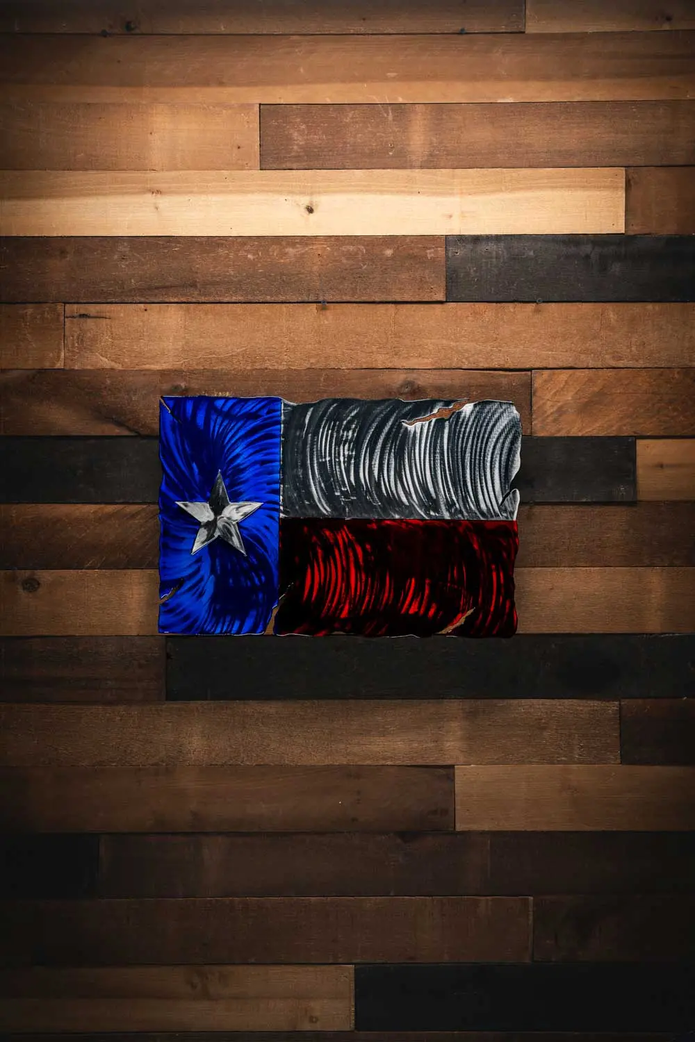 Texas Flag - Molten Metal Wall Art 1