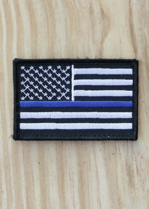 Thin Blue Line - Black And White Patch 1