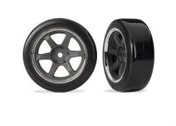 10576 Traxxas T&W Six Spk Wheel Drft Tire Rear 1