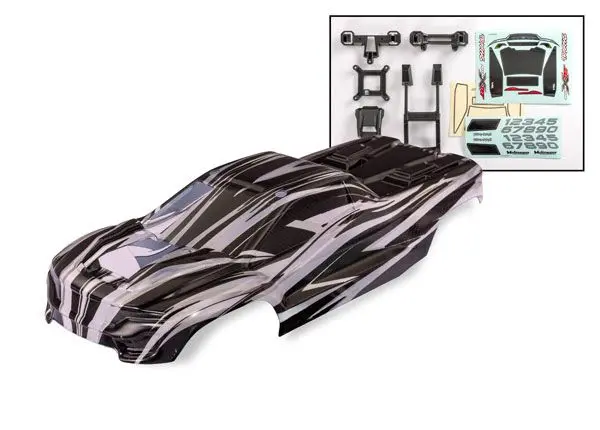 10712X Traxxas Body, Mini Xrt, Prographix(Requires Paint, Clipless) 1
