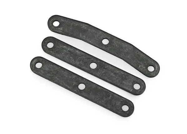 10925 Traxxas Bulkhead Tie Bar, Front, Upper (1)/ Lower (2) (Steel) 1