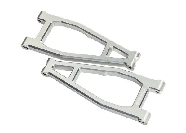 10929X-Slvr Traxxas Suspension Arms, Upper (Front) (6061-T6 Aluminum) 1