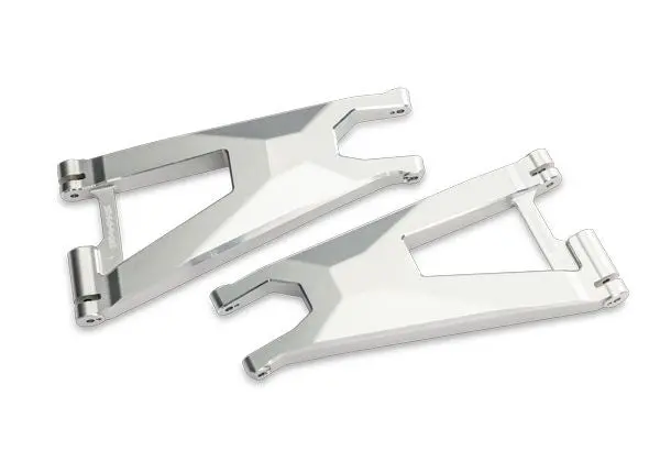 10930X-Slvr Traxxas Suspension Arm, Lower (Front) (6061-T6 Aluminum) 1