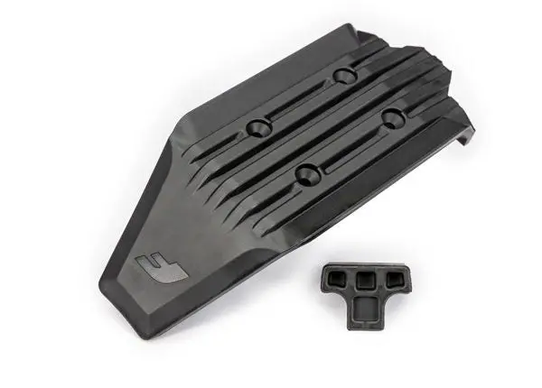 10937 Traxxas Skid Plate, Front (1)/ Rubber Impact Cushion (1) 1