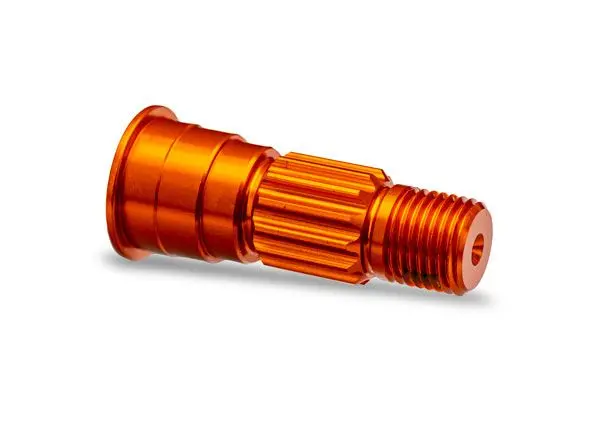 10953-Orng Traxxas Stub Axle, Front, 6061-T6 Aluminum (Orange-Anodized) 1