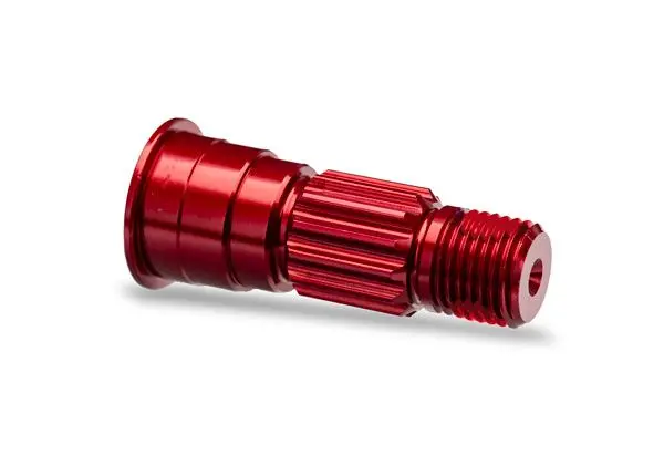 10953-Red Traxxas Stub Axle, Front, 6061-T6 Aluminum (Red-Anodized) 1
