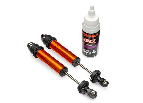 10962-Orng Traxxas Shocks, Gt-Maxx, Rear, Aluminum, Orange-Anodized (2) 1