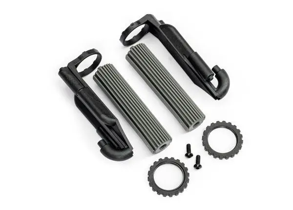 10967-Gray Traxxas Reservoirs, Shocks, Rear/ 3X8mm Bcs (2) 1