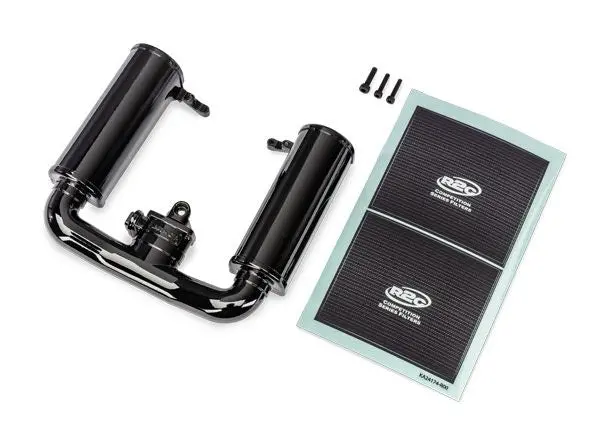10985-Blkgls Traxxas Engine Intake, Black/ 3X12mm Cs (1)/ 2.5X12mm Cs (2) 1