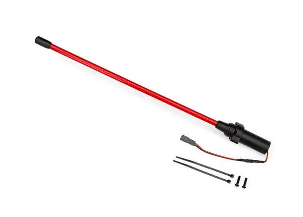 10992-Red Traxxas Whip Light, Led (Assembled) (1), Red 1
