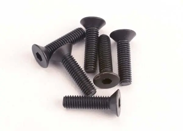 2552 Traxxas 3X12mm Flat Head Screws (6) 1