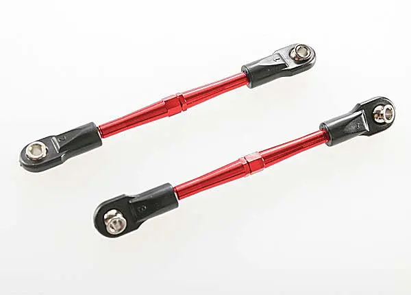 3139X Traxxas 59Mm Aluminum Turnbuckle Toe Link (Red) (2) 1