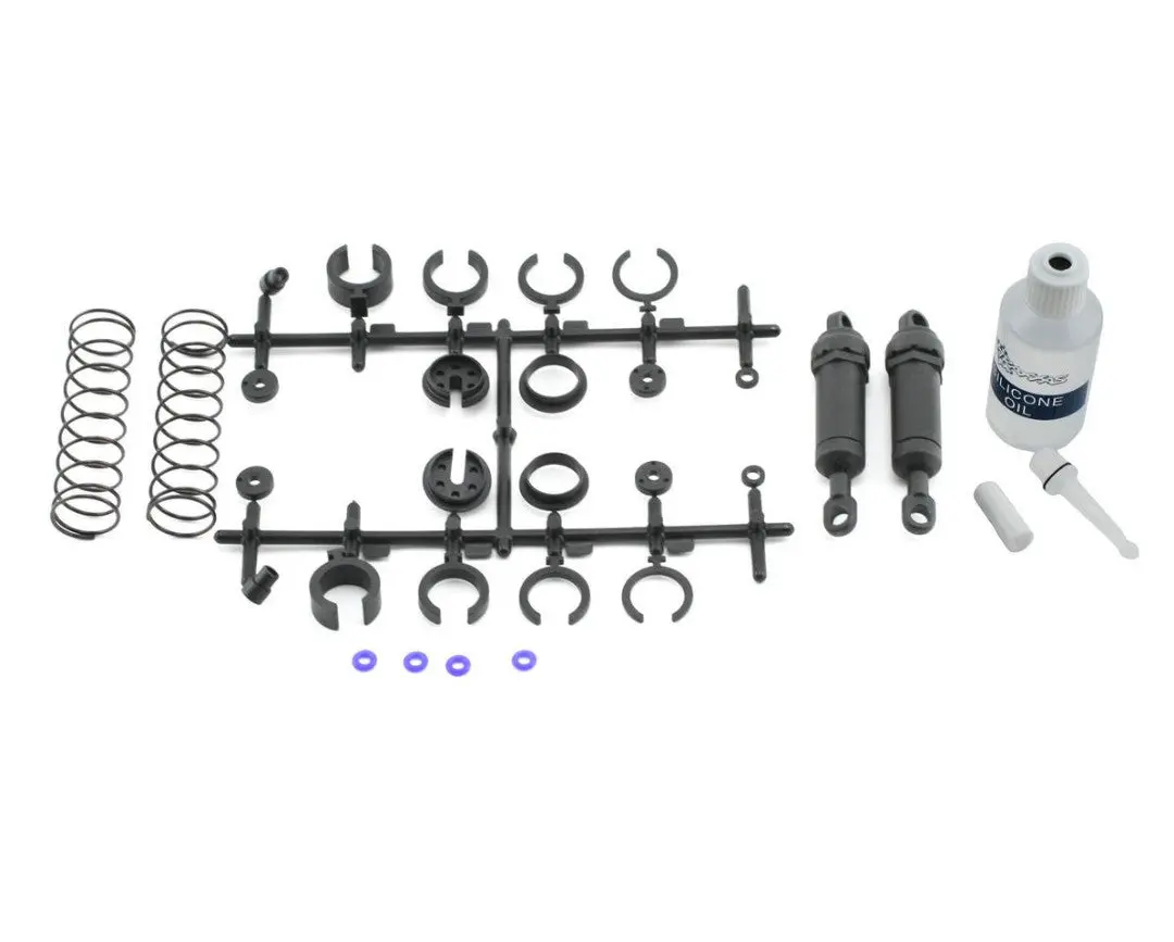 3760 Ultra Shocks (Black) (Long) (Complete W/ Spring Pre-Load Spacers & Springs) (Front) (2) 1