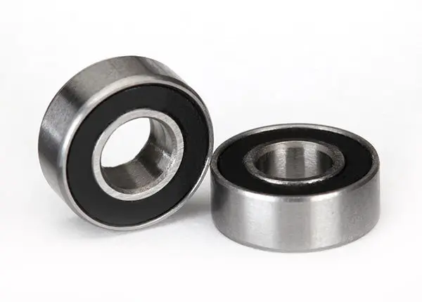 5116A  Ball Bearings, Black Rubber Sealed (5X11x4mm) (2) 1