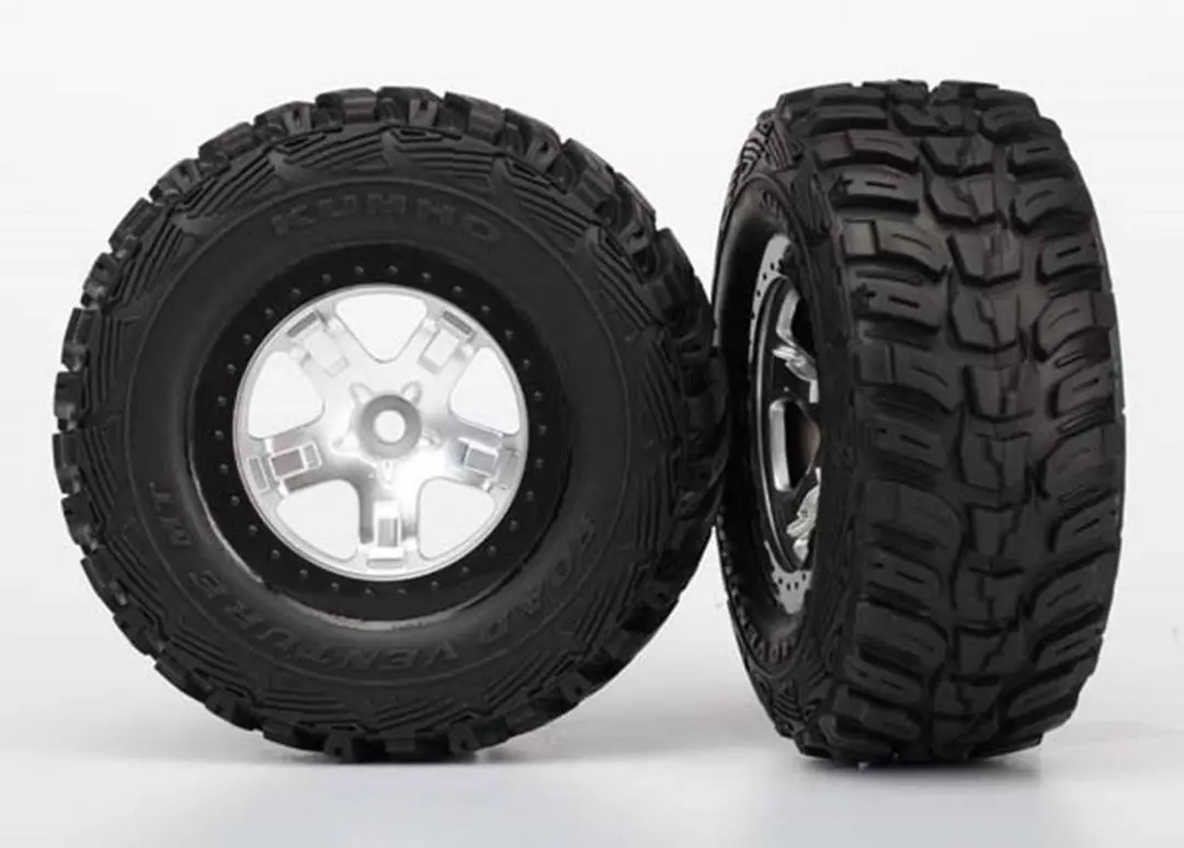 5880 Traxxas Tires & Wheels, Assembled, Glued 1