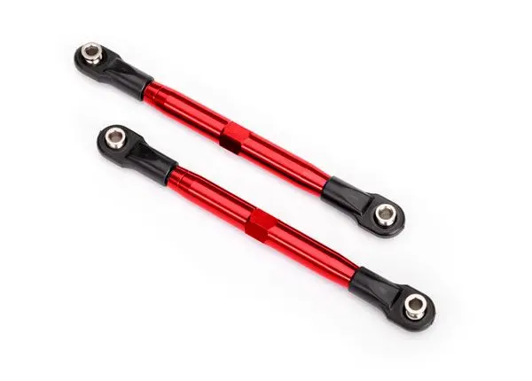 6742R Traxxas Toe Links 87Mm,Front/Rear - Red Aluminum 1