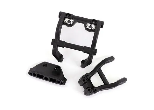 6777X Traxxas Wheelie Bar Mounts/ Rear Skidplate Stampede 4X4 1