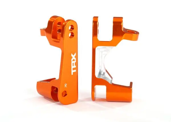 6832A Caster Blocks (C-Hubs), 6061-T6 Aluminum (Orange-Anodized), Left & Right 1