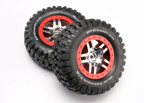 6873A Tires & Wheels, Assembled, Glued 1