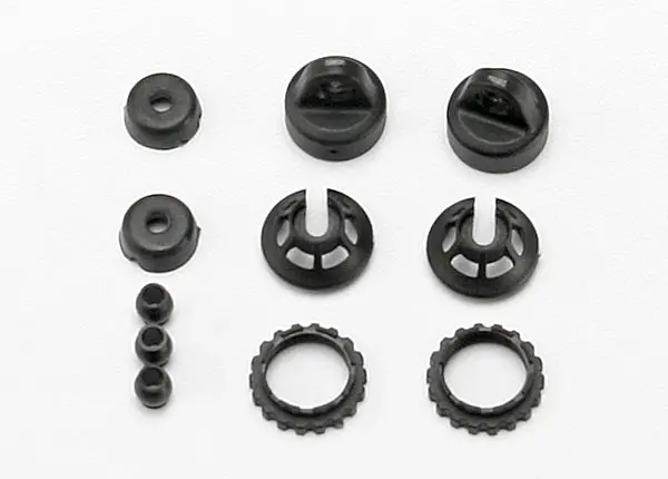 7065 Traxxas Gtr Shock Caps W/Spring Retainers 1