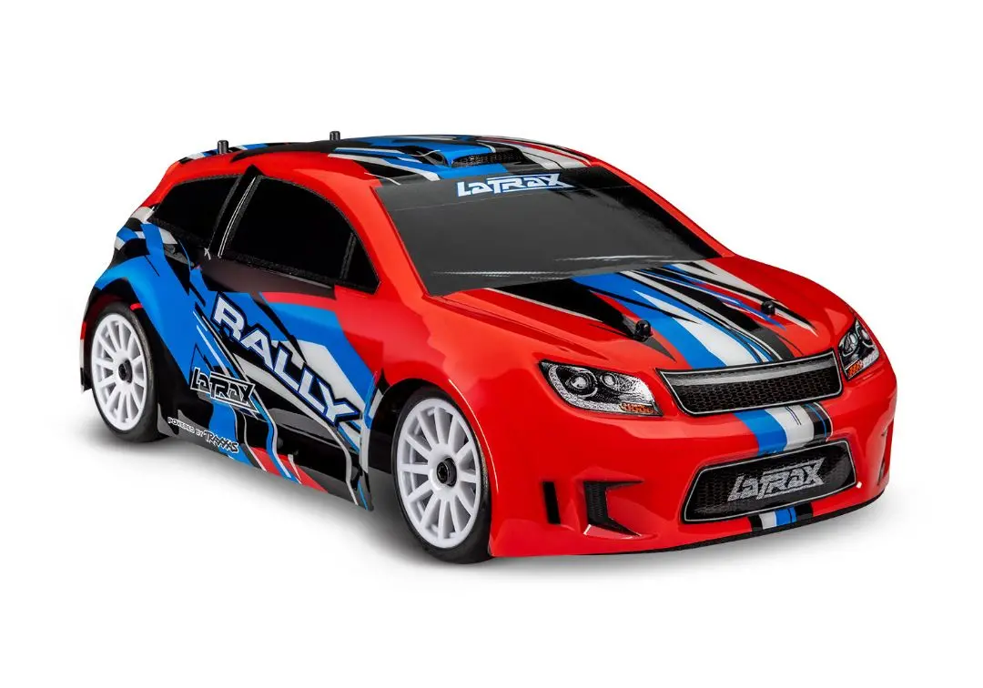 75054-5Redx Traxxas Latrax Rally 1/18 4Wd Rtr Rally Racer Red 1