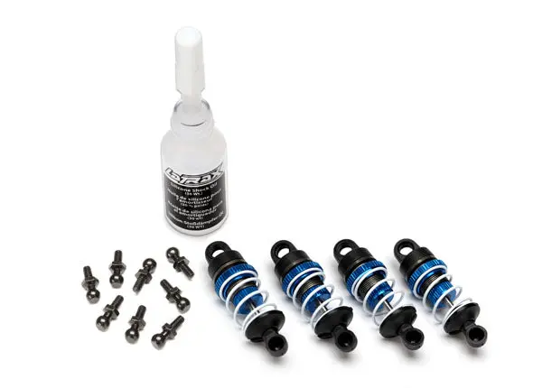 Tra7560x Traxxas Latrax Aluminum Oil Filled Shock Set W/Springs (4) 1