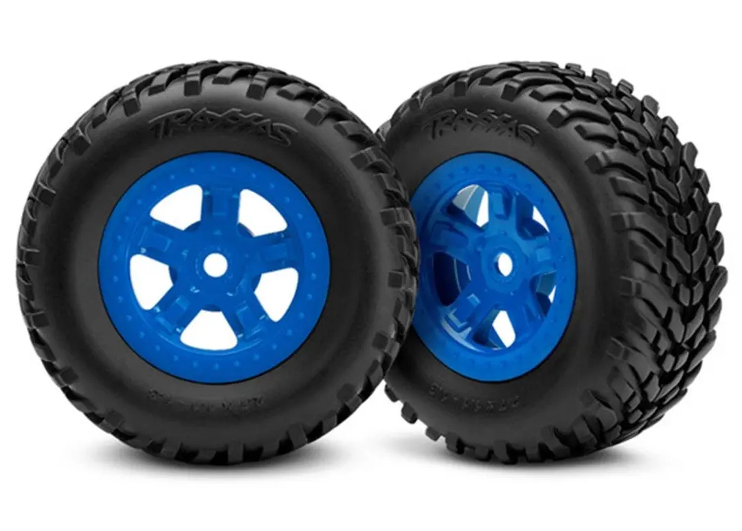 7674 Traxxas Tires And Wheels, Assembled, Glued 1