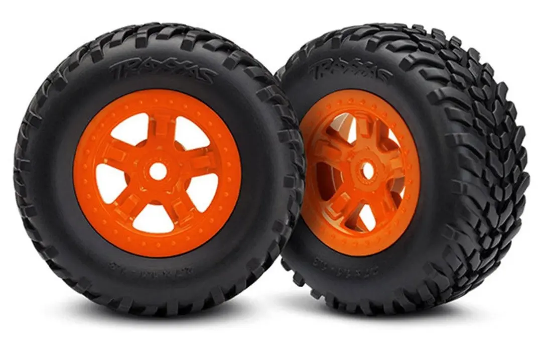 7674A Traxxas Tires And Wheels, Assembled, Glued 1