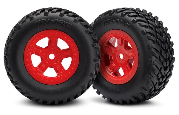 7674R Traxxas Tires And Wheels, Assembled, Glued 1