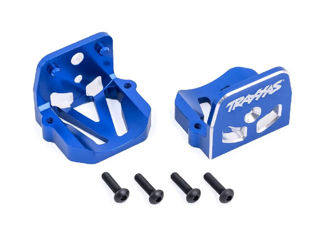 7760 Traxxas Motor Mounts 6061-T6 Aluminum (Front & Rear) 1