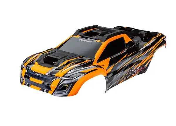 7812T Traxxas Body, Xrt, Orange (Painted, Decals Applied) 1