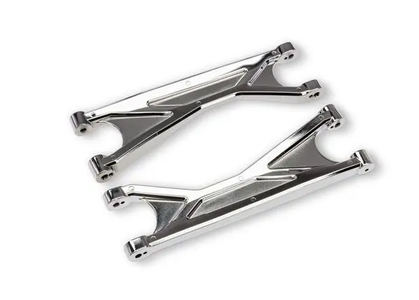 7829-Chrm Traxxas Suspension Arms, Chrome, Upper Heavy Duty (2) 1