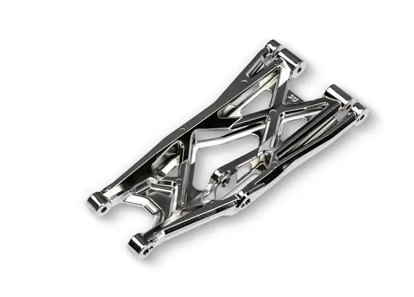 7830-Chrm Traxxas Suspension Arm, Chrome, Lower (Right, Heavy Duty (1) 1