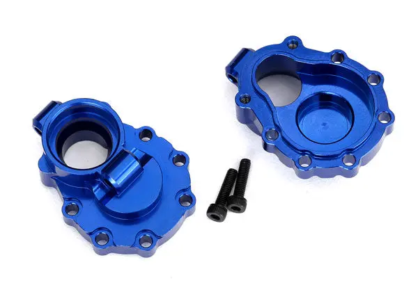 8253X Portal Housings, Inner (Rear), 6061-T6 Aluminum (Blue-Anodized) (2)/ 2.5X10 Cs (2) 1
