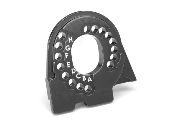 8290A Motor Mount Plate, 6061-T6 Aluminum (Charcoal Gray-Anodized) 1
