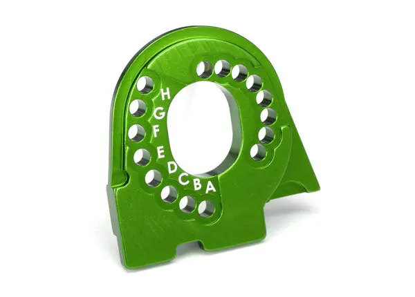 8290G Motor Mount Plate, 6061-T6 Aluminum (Green-Anodized) 1