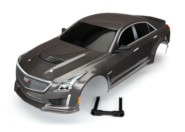 8391X Traxxas Body, Cadillac Cts-V, Silver (Painted, Decals Applied) 1