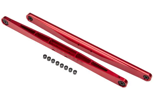 8544R Traxxas Trailing Arm, Aluminum (Red-Anodized) (2) (Assembled With Hollow Balls) 1
