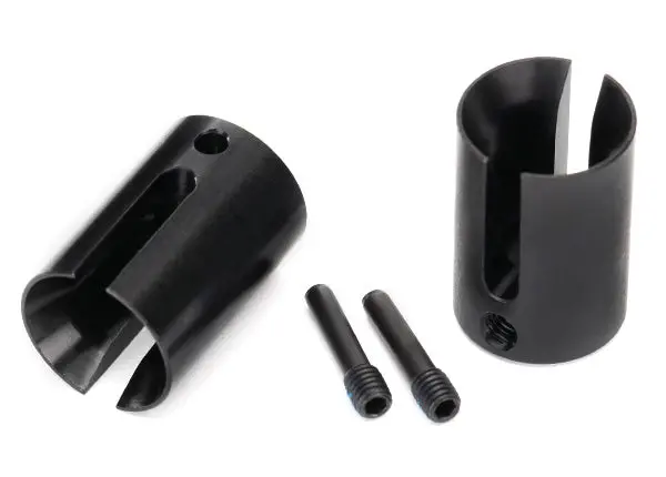 8652 Traxxas Drive Cup, Machined Steel (2)/ 4X17mm Screw Pins (2) 1