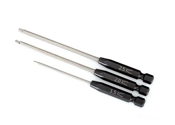 8715 Speed Bit Set, Hex Driver, 3-Piece Straight (1.5Mm, 2.0Mm, 2.5Mm), 1/4" Drive 1