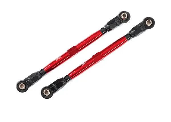 8997R Traxxas Toe Links, Wide Maxx (Tubes, 6061-T6 Aluminum - Red 1
