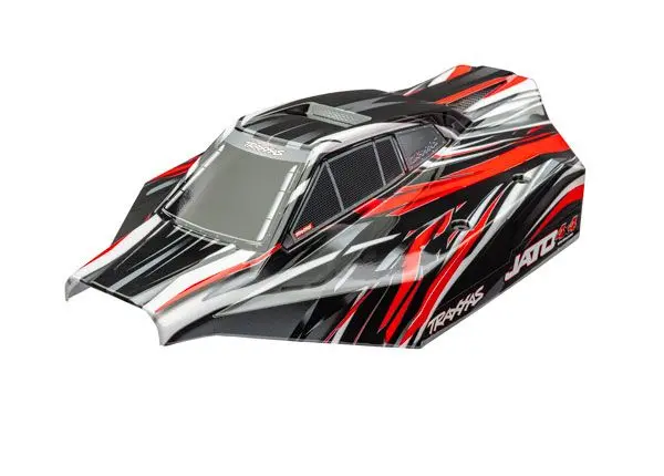 9018-Red Traxxas Body, Jato® 4X4 Brushless, Red (Painted) 1