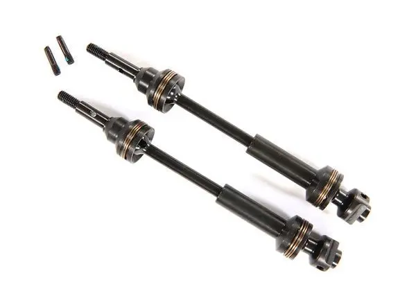 9051X Traxxas Driveshafts, Front, Steel-Spline Constant-Velocity (Complete Assembly) (2) 1