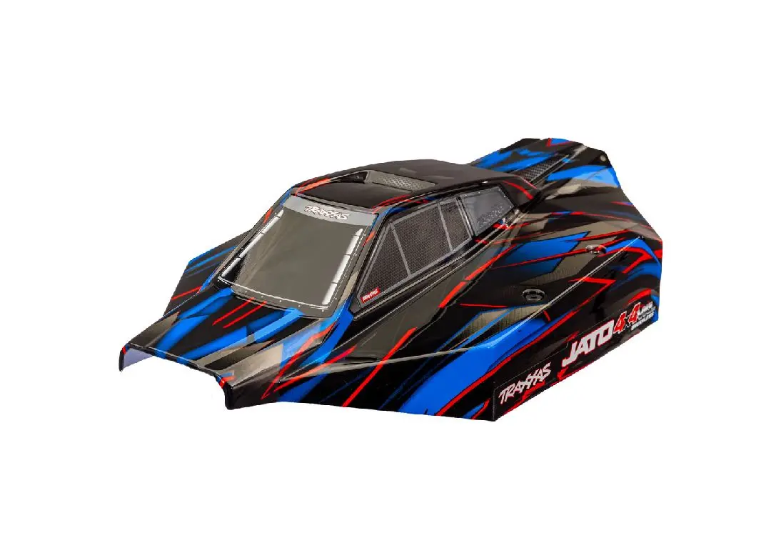 9060-Blue Traxxas Body, Jato 4X4 Vxl, Blue (Painted, Decals Applied) 1